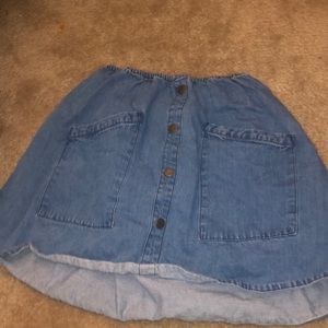 Girls Denim Skirt